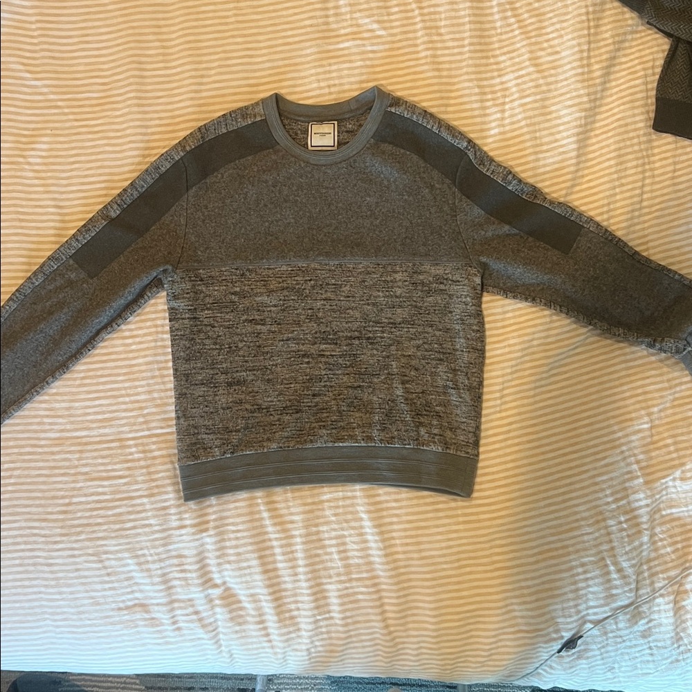 Gray Pattern Sweater
